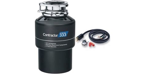 insinkerator|Contractor 333 Garbage Disposal: Waste Disposer